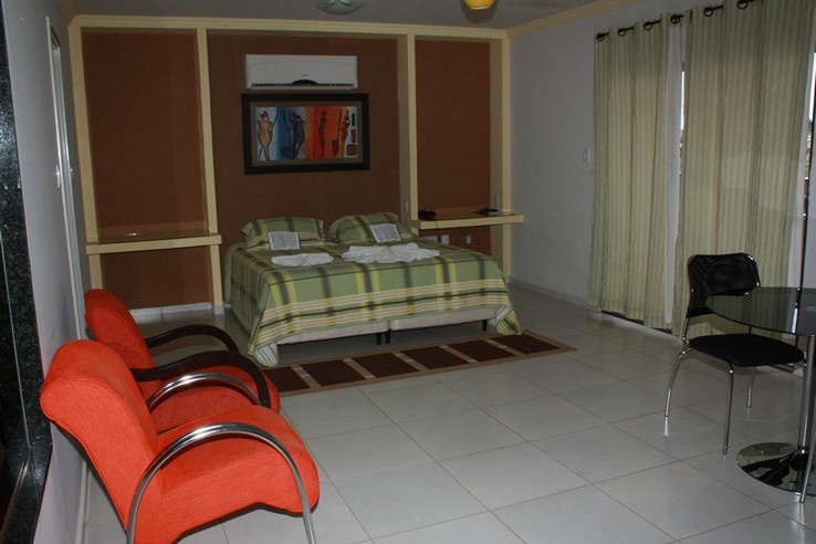 Interior do apartamento Presidencial do Lagos Hotel